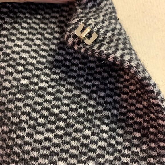 Karl LAGERFELD Grey Mixed Tweed Longline blazer Jacket coat Sz M - Picture 7 of 11